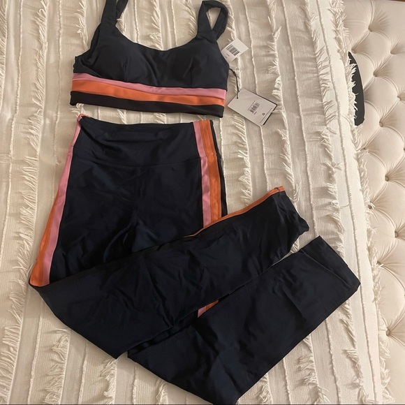 NWT $210 The Upside Matching Workout Set: Jewel Colorblock Leggings + Sports Bra - Picture 14 of 14